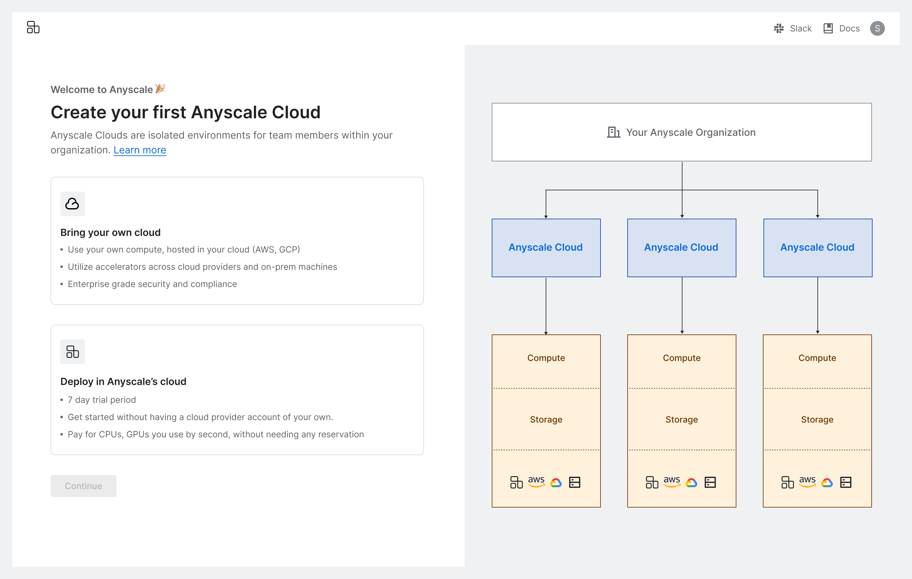 Anyscale UI