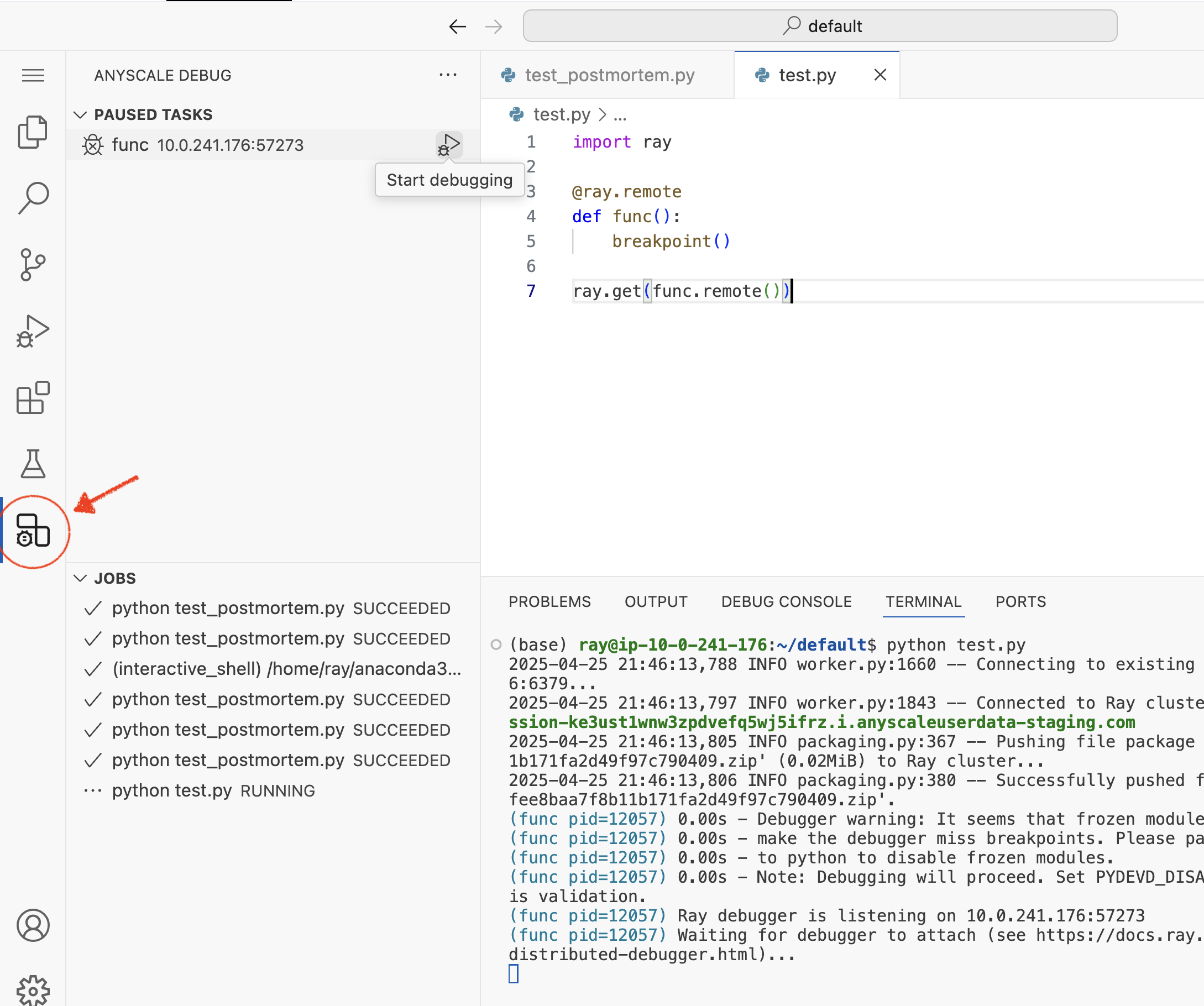 connect-to-debugger