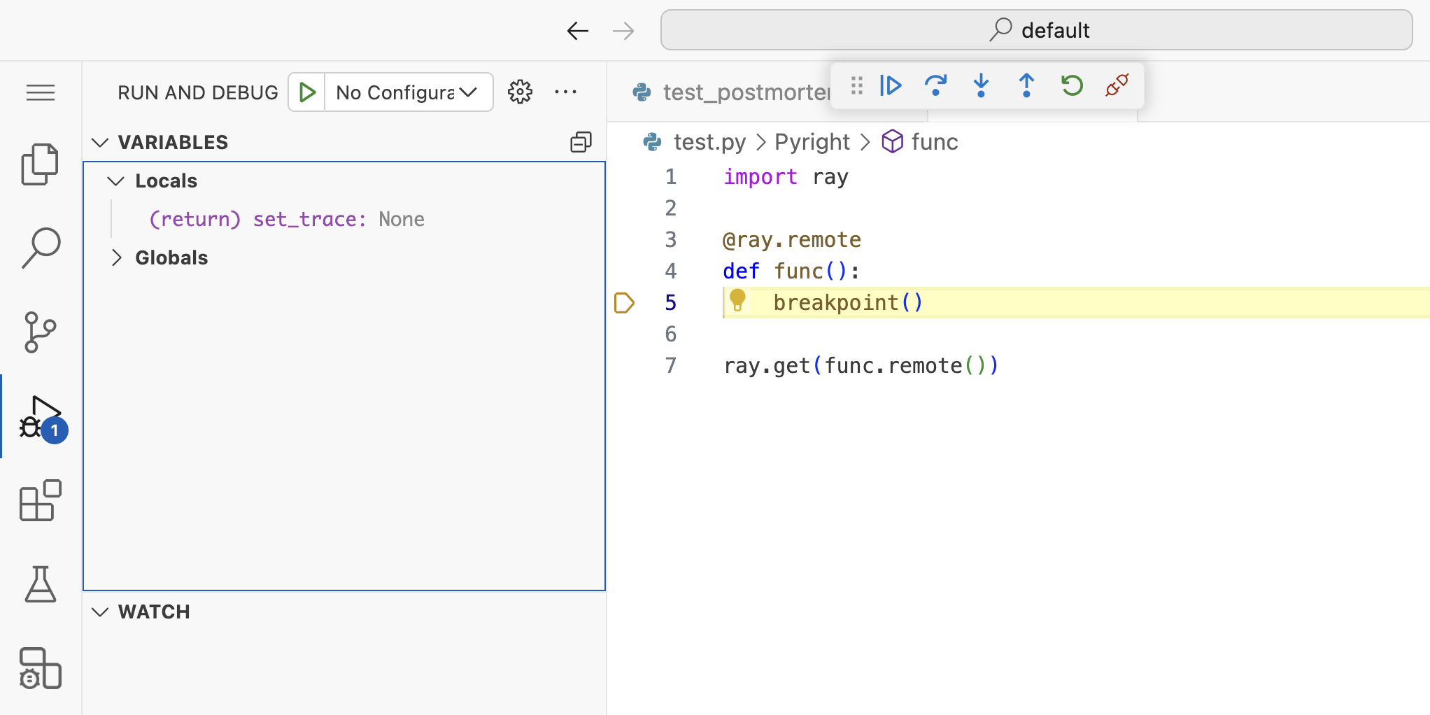 debug